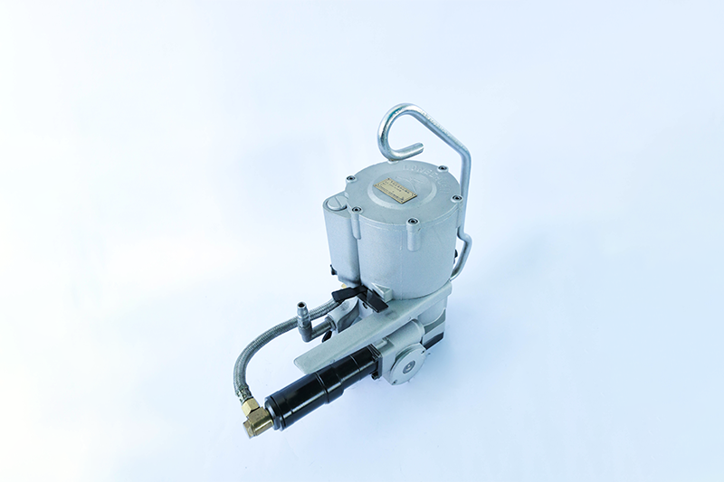 气动钢带无锁扣扎捆机QWK-16/19A