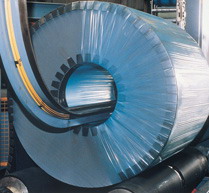 钢卷穿心薄膜缠绕机-环体缠绕包装机