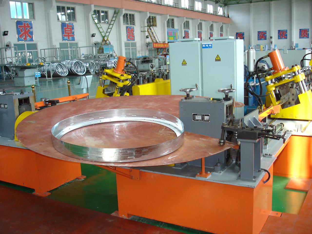 钢卷外护角机-镀锌铁包装护圈机-型材打包机